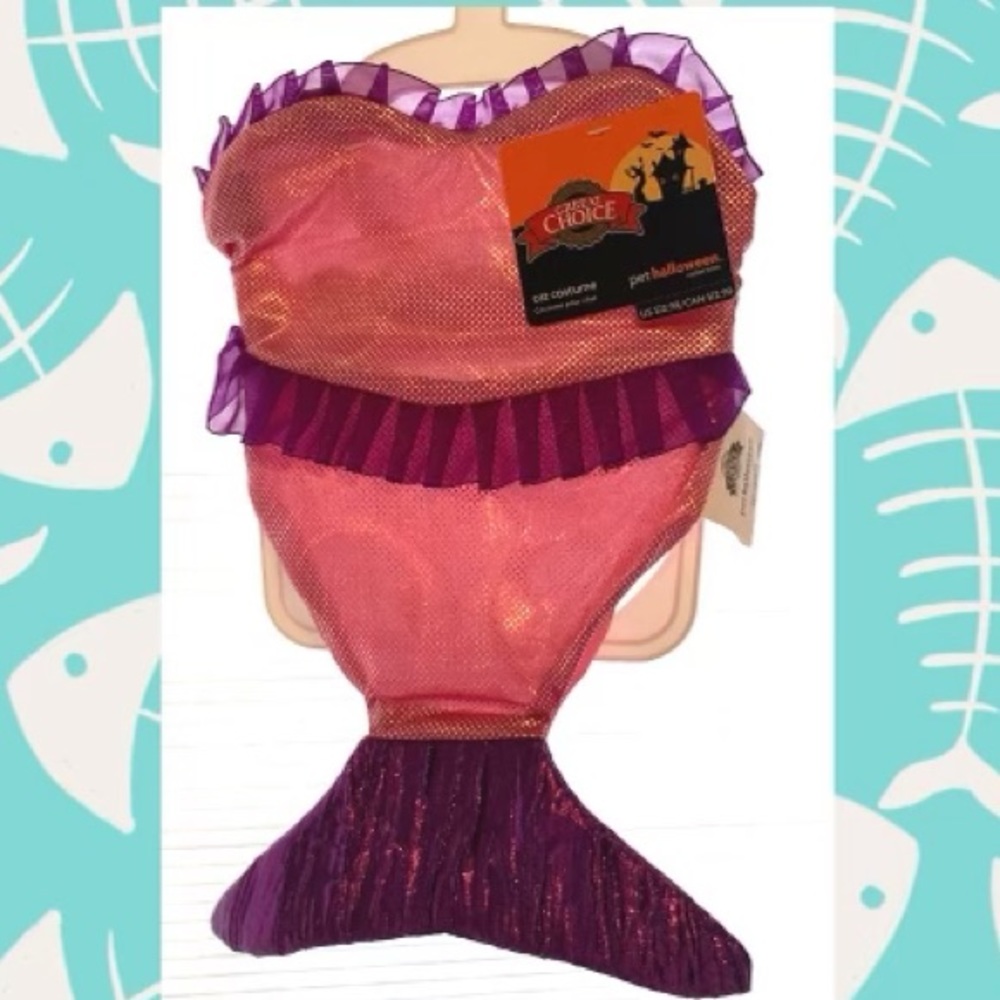 🧜‍♀️ Mermaid Cat Costume 🐈